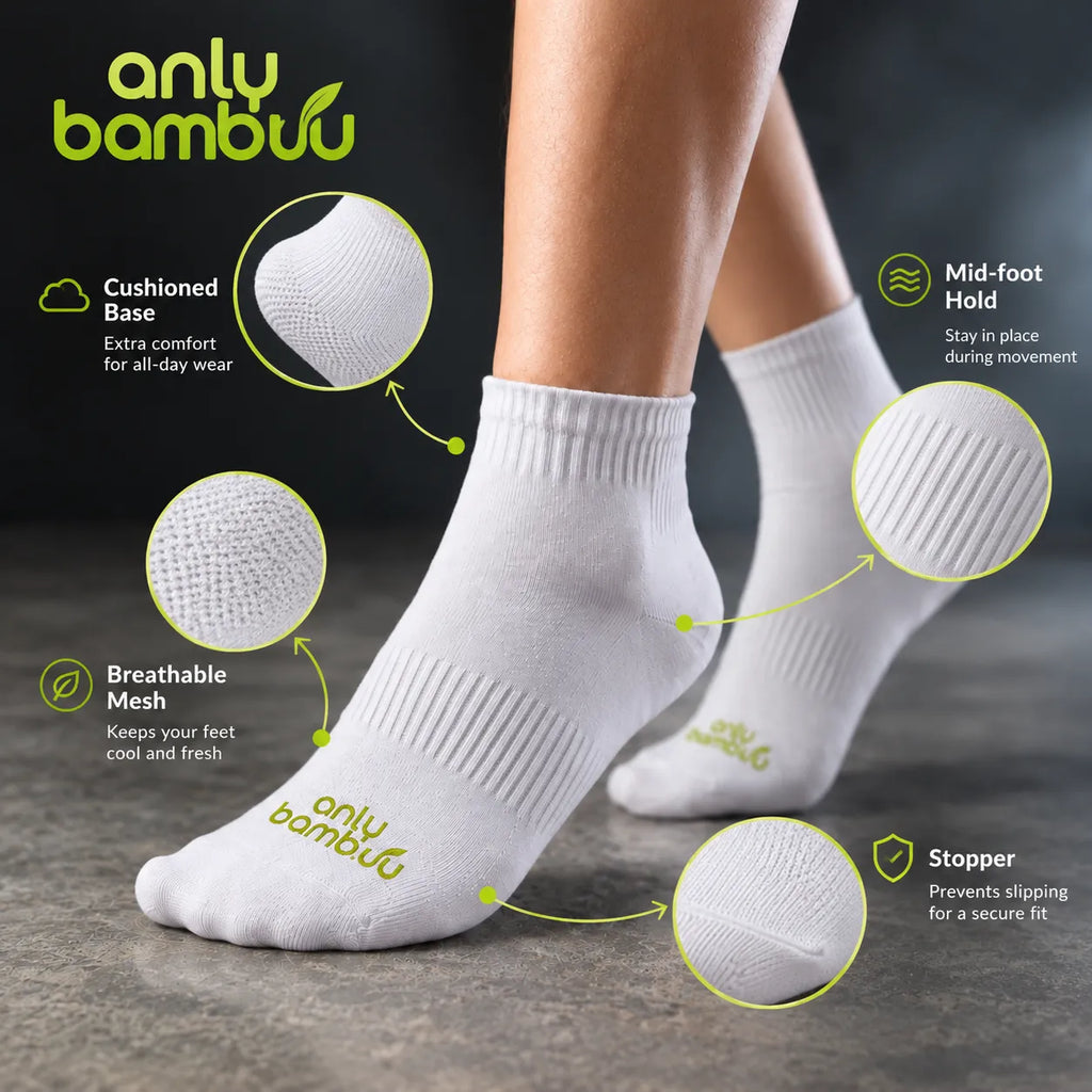 Uniform Mid Crew Socks